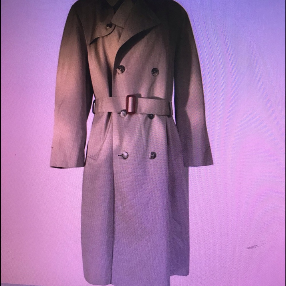 Khaki Dior vintage trench coat